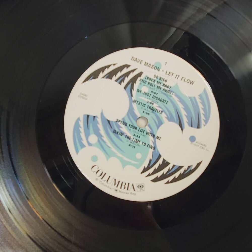 Dave Mason - Let It Flow Vinyl Record Original 1977 - Picture 5 of 9
